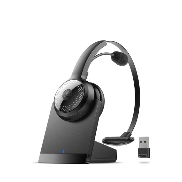 BRAMMAR Wireless Headset, Bluetooth Headset with Noise Cancelling Microphone - Picture 5 of 9